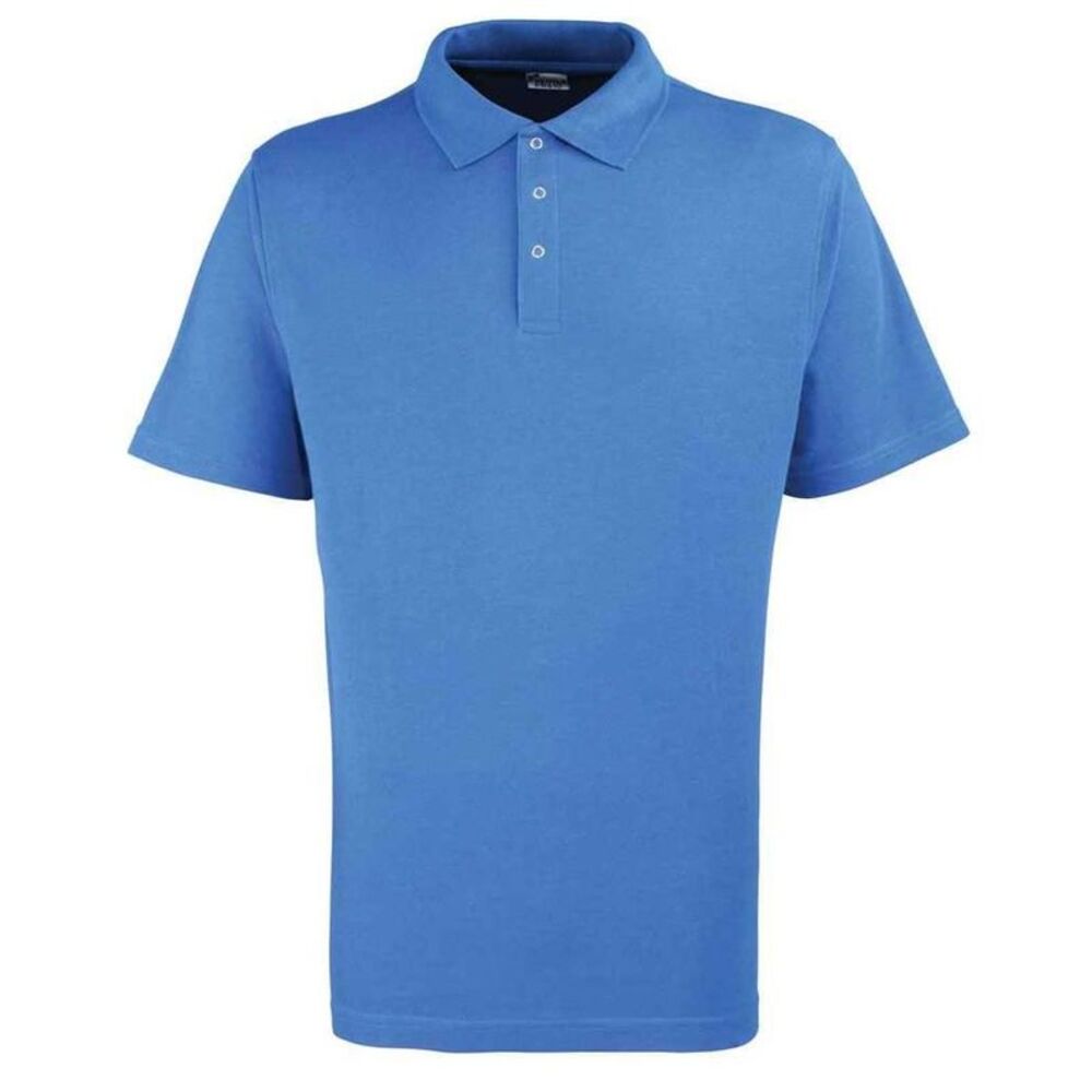 Premier Mens Studded Polo Shirt / Royal Blue